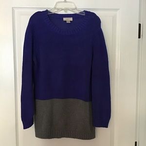 Ann Taylor loft block sweater size L EUC